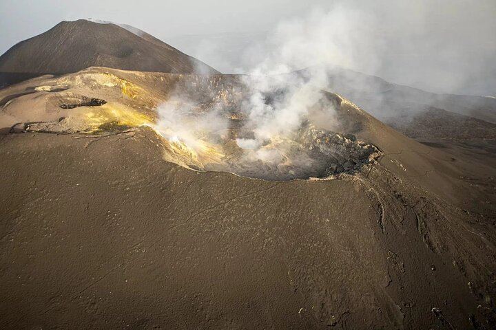 30 minutes Etna volcano private helicopter tour from Fiumefreddo