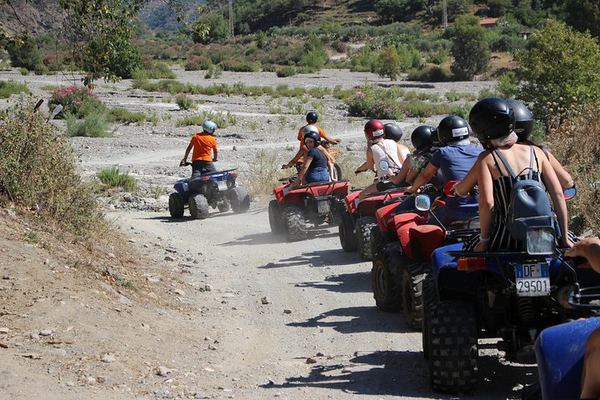 Etna Quad from the Alcantara Gorges: 4.5 Hours to the Volcano's Farthest Crater