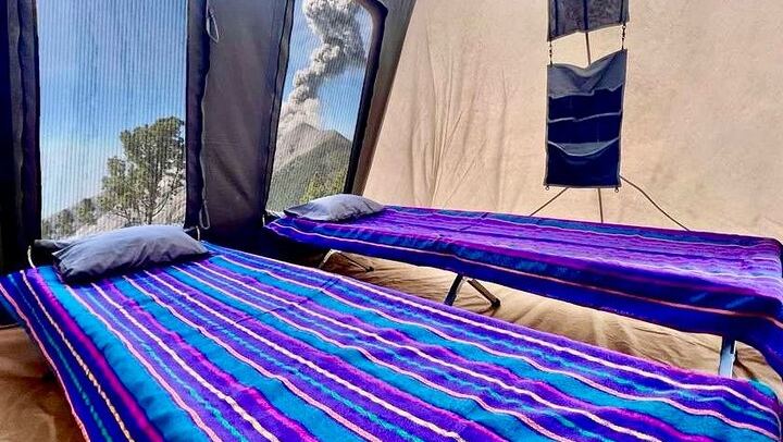 Acatenango Volcano Overnight Hike with Comfort Glamping