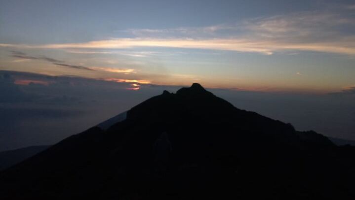 Amazing View From The Peak Of Mt. Agung