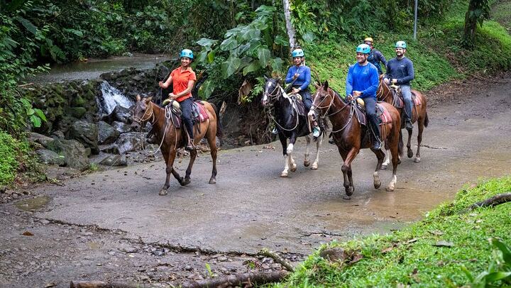 Arenal Horseback Riding to La Fortuna Waterfall