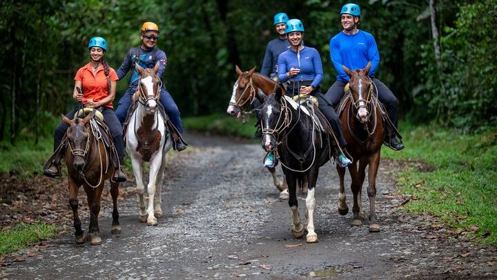 Arenal Horseback Riding to La Fortuna Waterfall