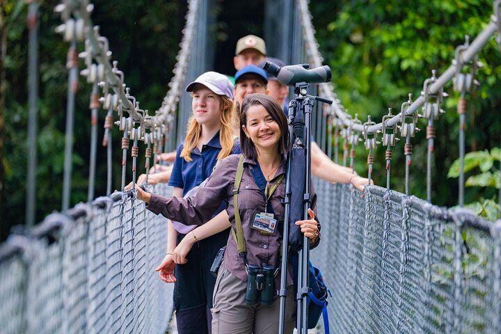 Arenal : Suspension Bridges + Hot Springs + Falls from San Jose