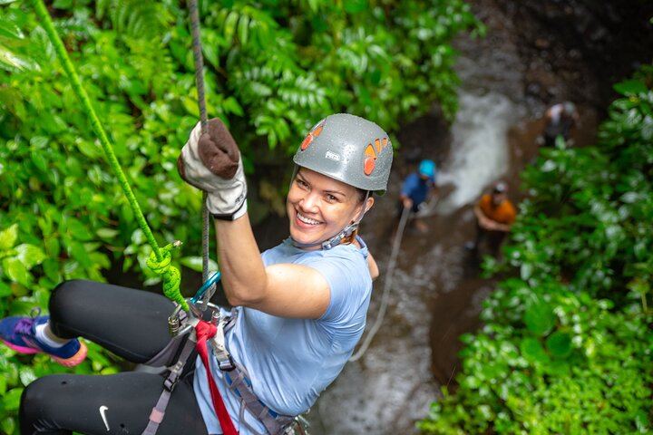 Arenal Volcano Canyoning and Waterfall Rappelling from La Fortuna