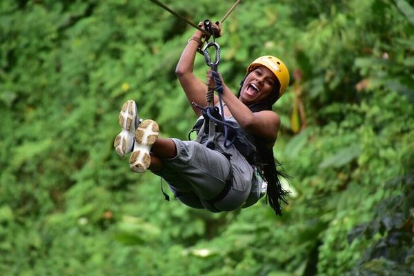 Go Adventure Canopy: 9 Cables, a 50-Metre Rappel and Montaña de Fuego Springs