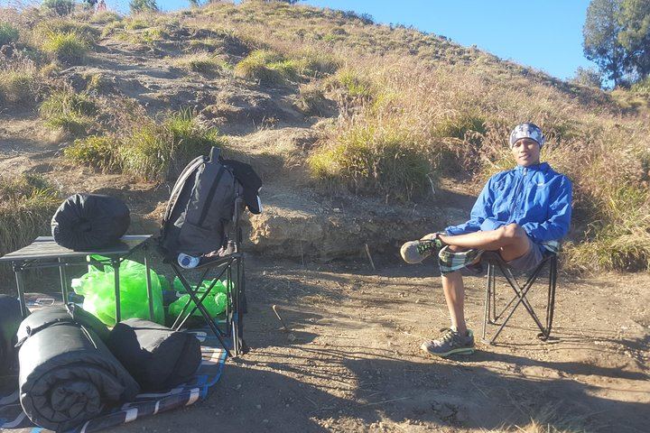 at camping site