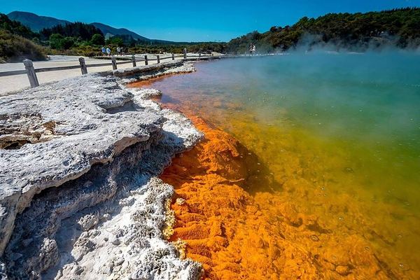 Wai-O-Tapu, Te Rā at Te Puia and a Haka in the Carved Meeting House
