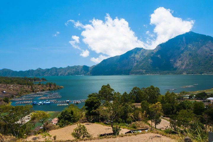 Batur Volcano and Lake View