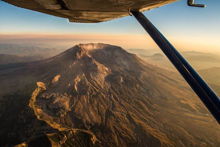 Beautiful Volcano Air Tour