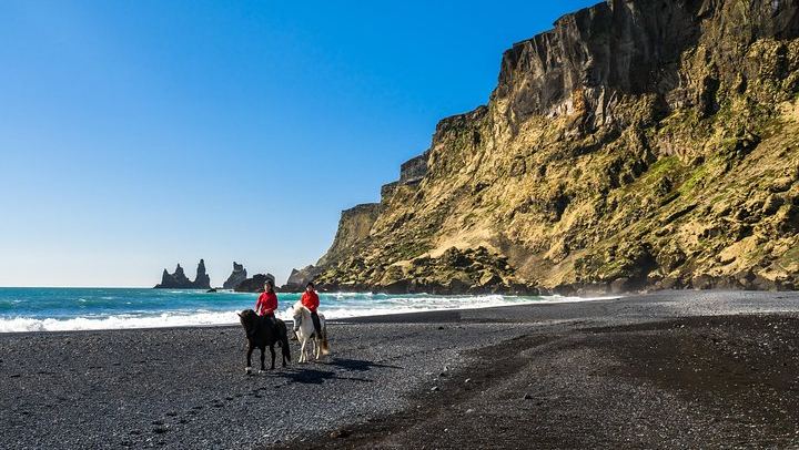 Black Sand Beach Horse Riding Tour from Vik