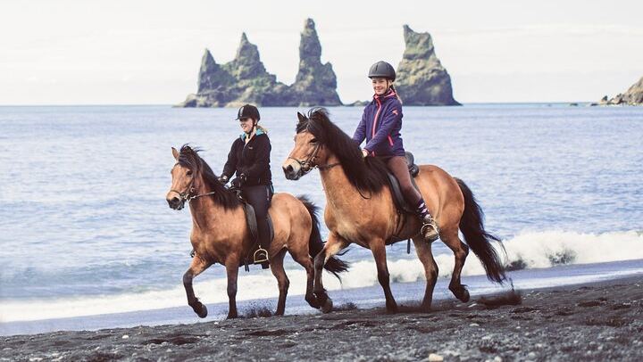 Black Sand Beach Horse Riding Tour from Vik