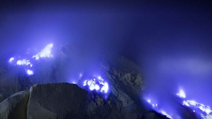 Blue Fire Mount Ijen