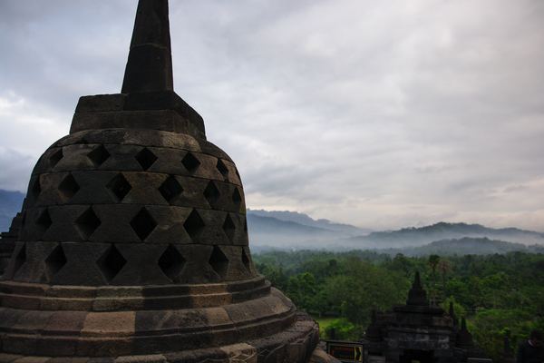 Borobudur, Merapi & Prambanan