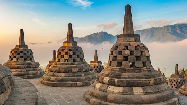 Borobudur(climb up), Merapi Volcano and Prambanan Temple Tour