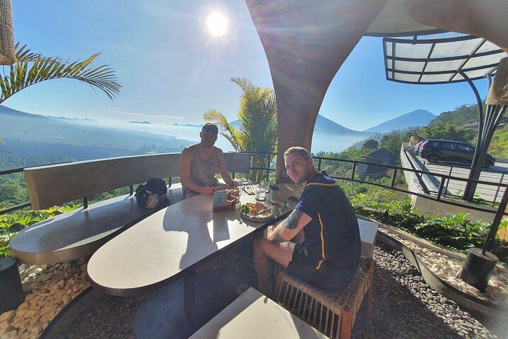 Breakfast after hike