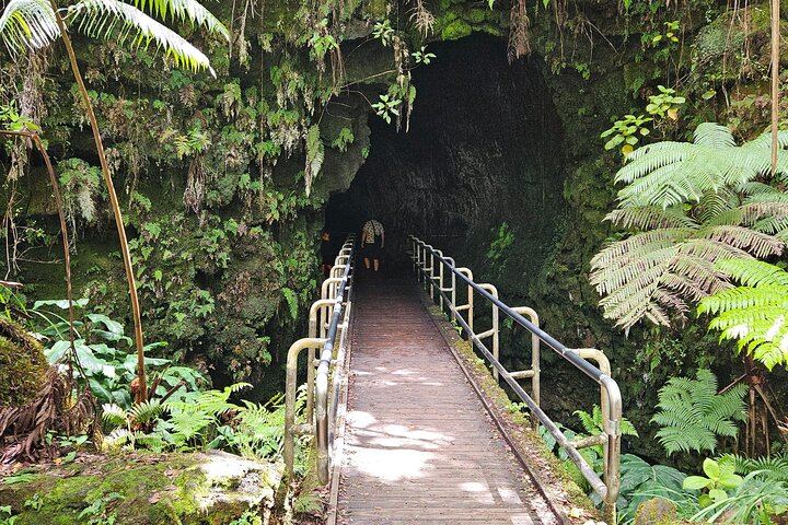 Bridge to Nahuku lava tube