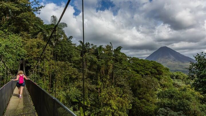 Bridges and volcano