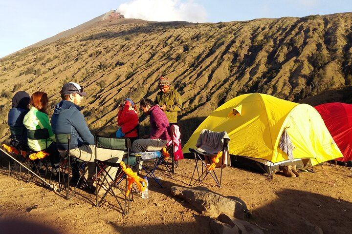 Camping area sembalun crater rim