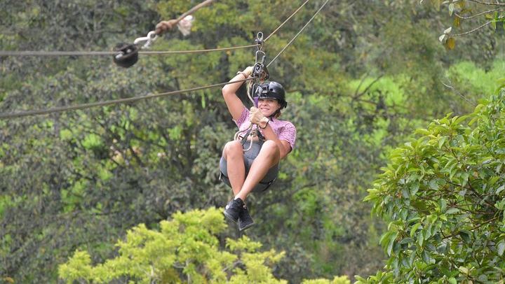 Canopy & Tarzan Swing In The Base of The Arenal Volcano