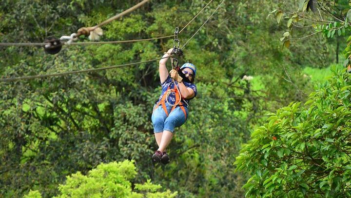 Canopy & Tarzan Swing In The Base of The Arenal Volcano