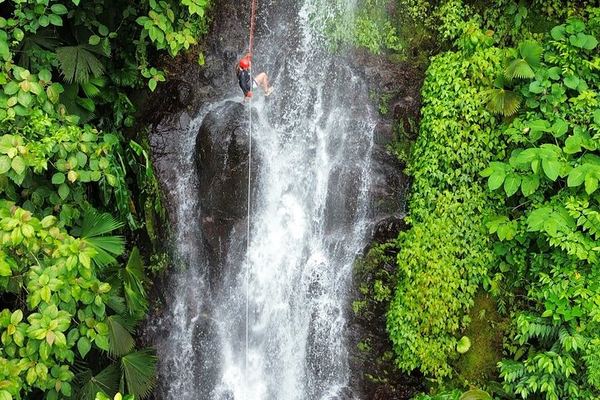 Canyoning at Pocosol: Four Waterfalls in the Peñas Blancas Canyon