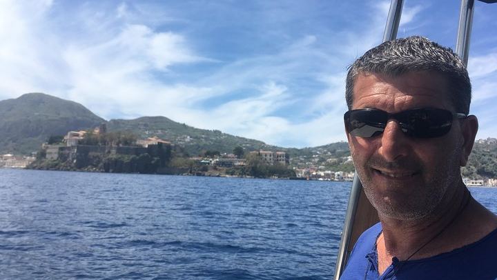 Captain Giovanni and the hilltop castle of Lipari