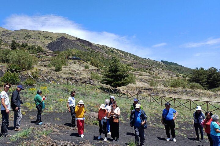 Catania: Morning Jeep Tour of Mount Etna and Lava Flow Caves