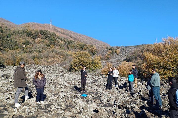 Catania: Morning Jeep Tour of Mount Etna and Lava Flow Caves