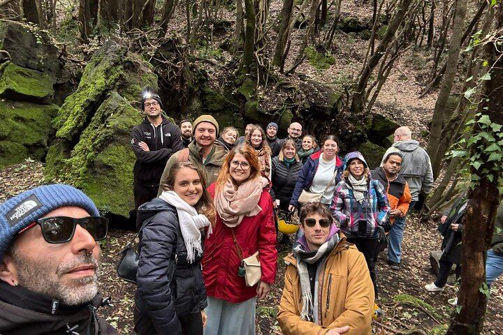 Catania: Morning Jeep Tour of Mount Etna and Lava Flow Caves