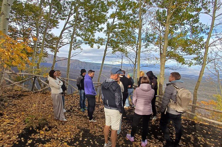 Catania: Sunset Jeep Tour of Mount Etna and Lava Flow Caves