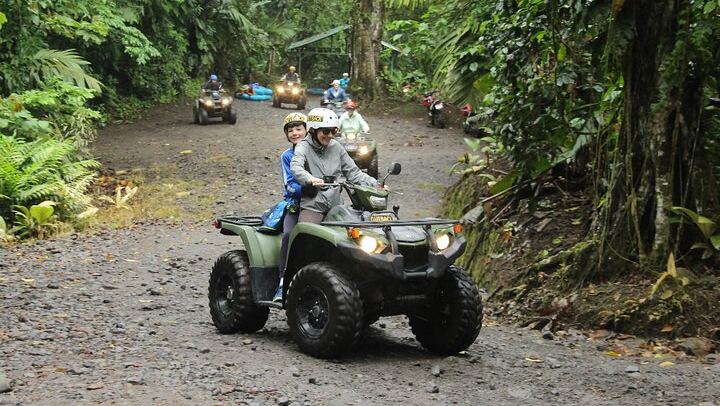 Class II-III Rafting and ATV Tour from La Fortuna