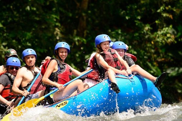 Río Balsa Rafting and an ATV Ride to La Guaria, Below Arenal
