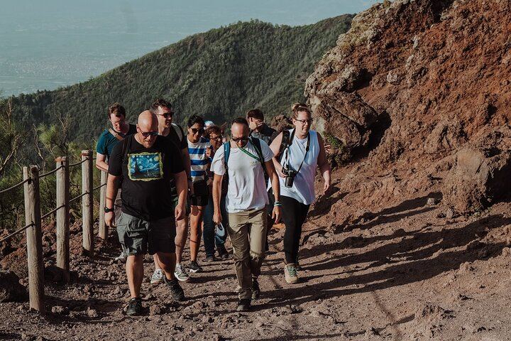 Climbing up Vesuvius
