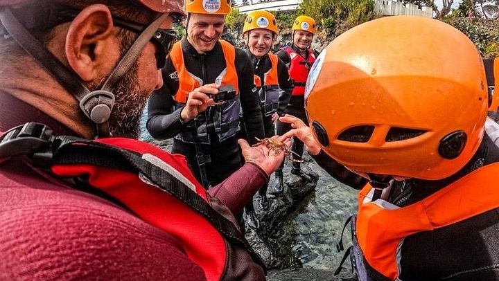 Coasteering at Caloura: Swimming, Climbing and Cliff Jumps (2/4)