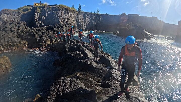 Coasteering in Caloura (Sao Miguel - Azores)