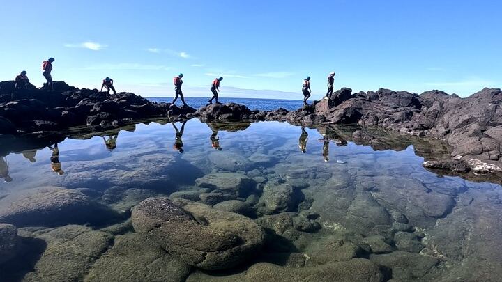 Coasteering in Caloura (Sao Miguel - Azores)