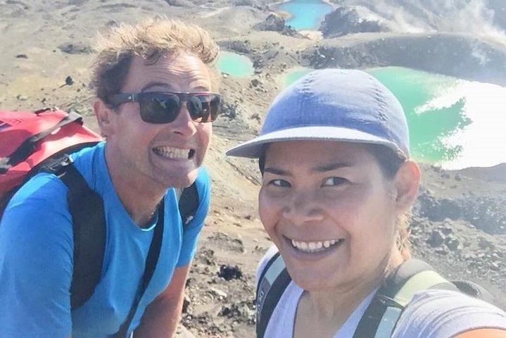 Crater lakes 'smile'