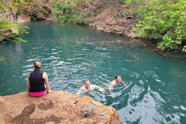 Crystal blue river water