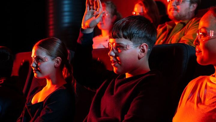 Curiosity ignited! Kids love learning about real lava and volcanoes at Lava Show.