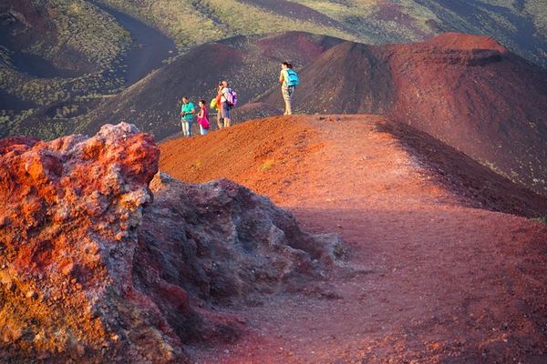 Etna at Sunset from MontataGrande: Passito Aperitif and Gear to Borrow