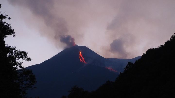 Etna at sunset in 4x4 or Minivan