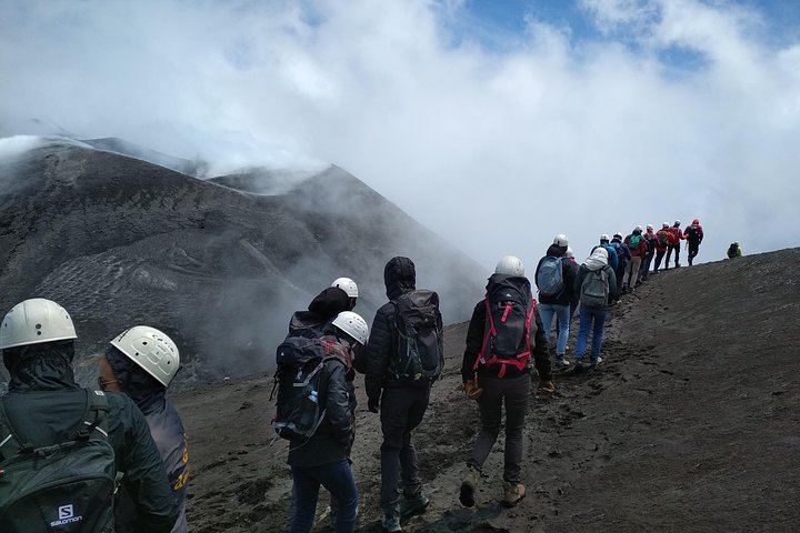 Etna: Cable Car & Hiking Tour to Summit