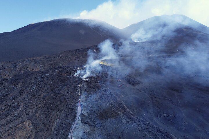Etna: Cable Car & Hiking Tour to Summit