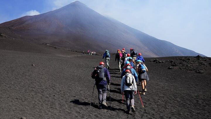Etna: Cable Car & Hiking Tour to Summit