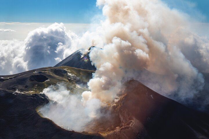 Etna: Group Helicopter Flight (30 Minutes from Fiumefreddo)