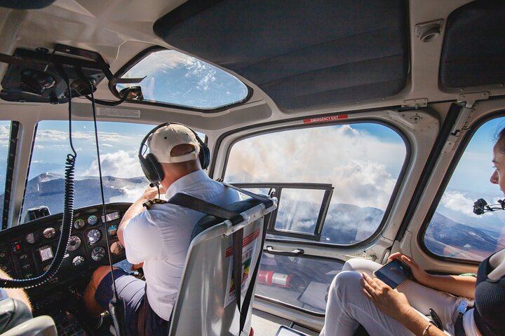 Etna: Group Helicopter Flight (30 Minutes from Fiumefreddo)
