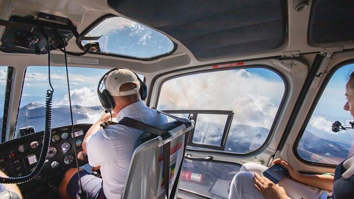 Etna: Group Helicopter Flight (30 Minutes from Fiumefreddo)