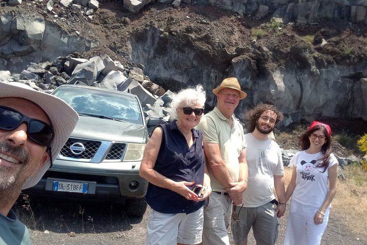 Etna Jeep OffRoad Tour: Lava Flows,Etna Wines,Lunch at 6,561 ft