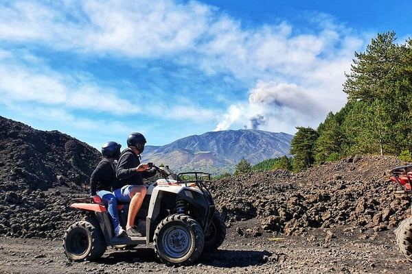 Etna Quad Half Day on the North Side: 90% Off-Road from Rifugio Ragabo