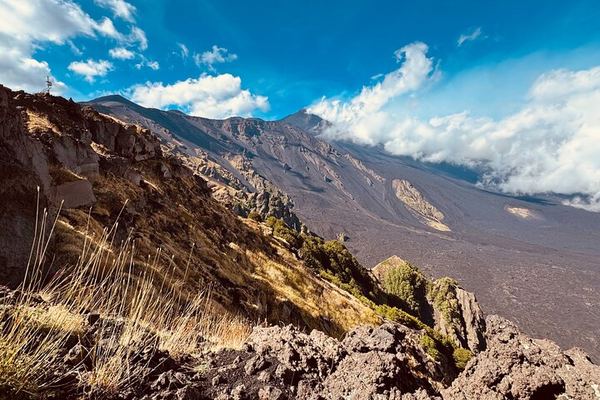 Etna Ring on the Valley Trek: Lava Sand, the Caldera and Two Seas